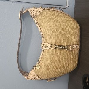 Host Pick! ERIC JAVITS - Jaqui bag with snakeskin accent NWOT